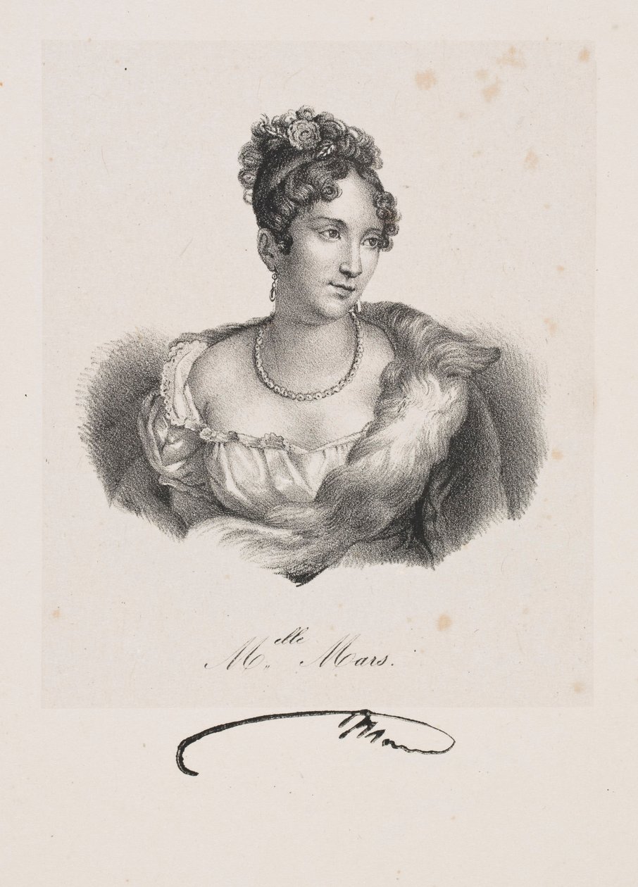 Neiti Marsin muotokuva (Anne Françoise Hyppolyte Boutet Salvetatin salanimi) tekijältä Francois Seraphin Delpech