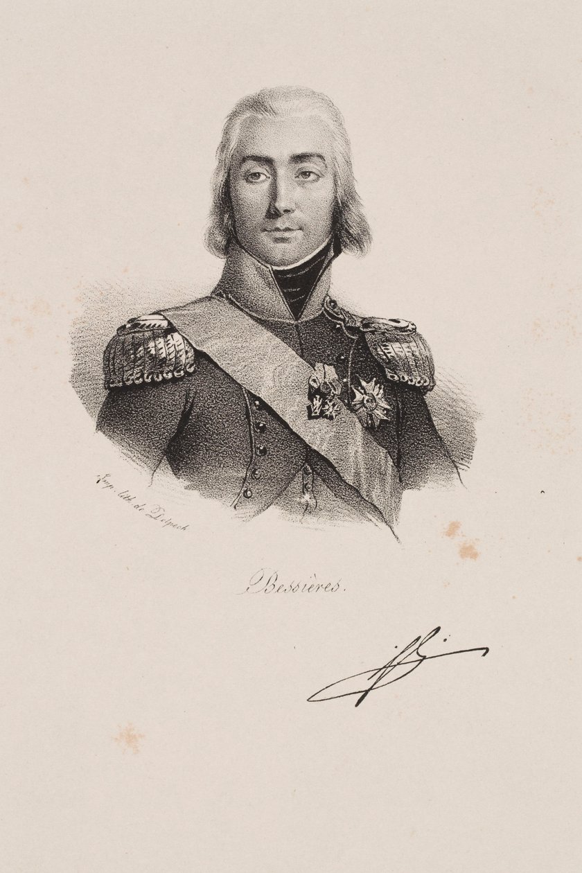 Marsalkka Jean-Baptiste Bessièresin muotokuva tekijältä Francois Seraphin Delpech