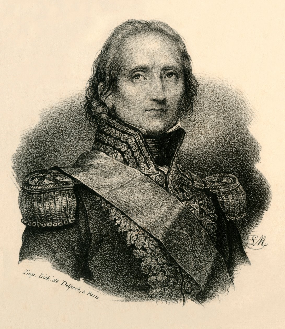 Soult, 1769-1851, c1830. tekijältä Francois Seraphin Delpech