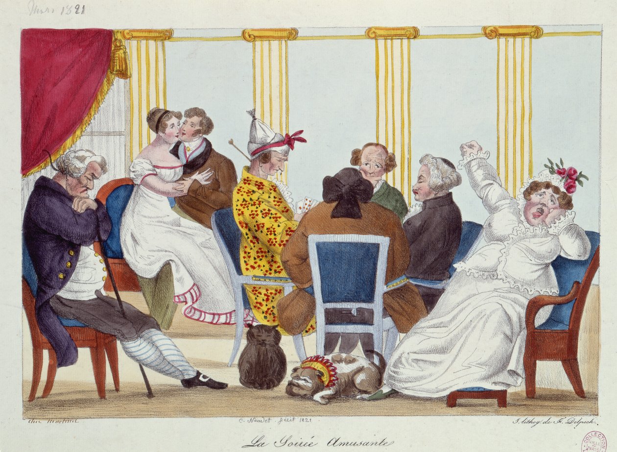 Hauska ilta, 1821 tekijältä Francois Seraphin Delpech