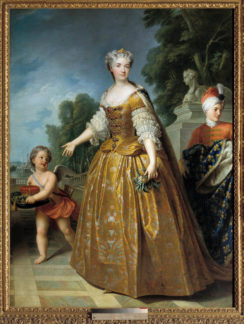 Mary Lesczinskan (tai Lesczynskan) muotokuva tekijältä Francois Stiemart
