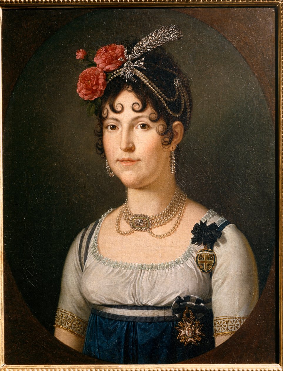 Espanjan Maria Luisan, Luccan herttuattaren muotokuva. 1800-luku (maalaus) tekijältä Francois Xavier Fabre
