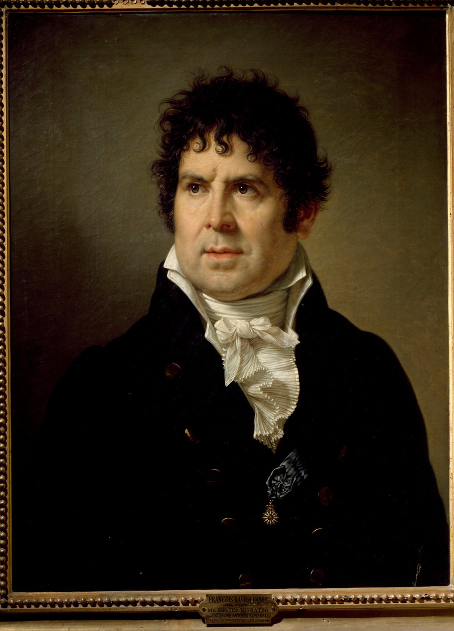 Kaivertaja Giovanni Antonio Santarellin muotokuva tekijältä Francois Xavier Fabre