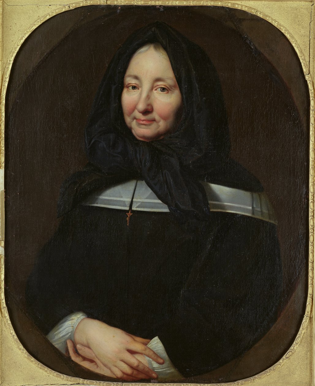 Madame Marie Bonneau de Miramionin (1629-1696) muotokuva n. 1690 tekijältä Jean François de Troy
