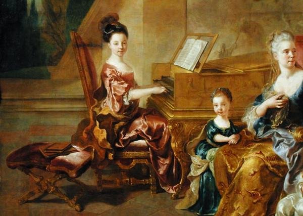 Franquevillen perhe, 1711 tekijältä Jean François de Troy