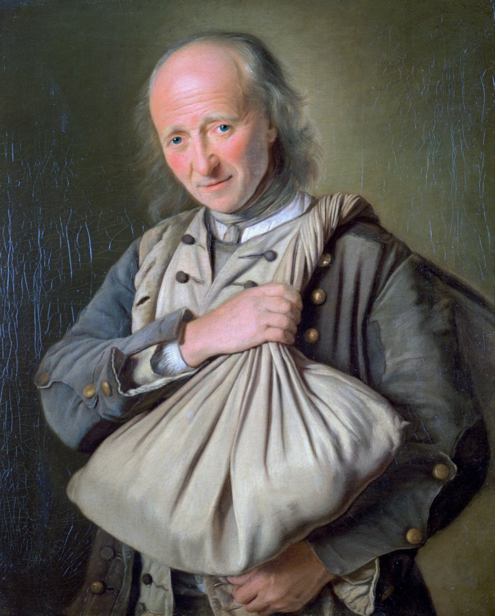 Mies kaksoissäkillä, c1725-1778 tekijältä Francoise Duparc