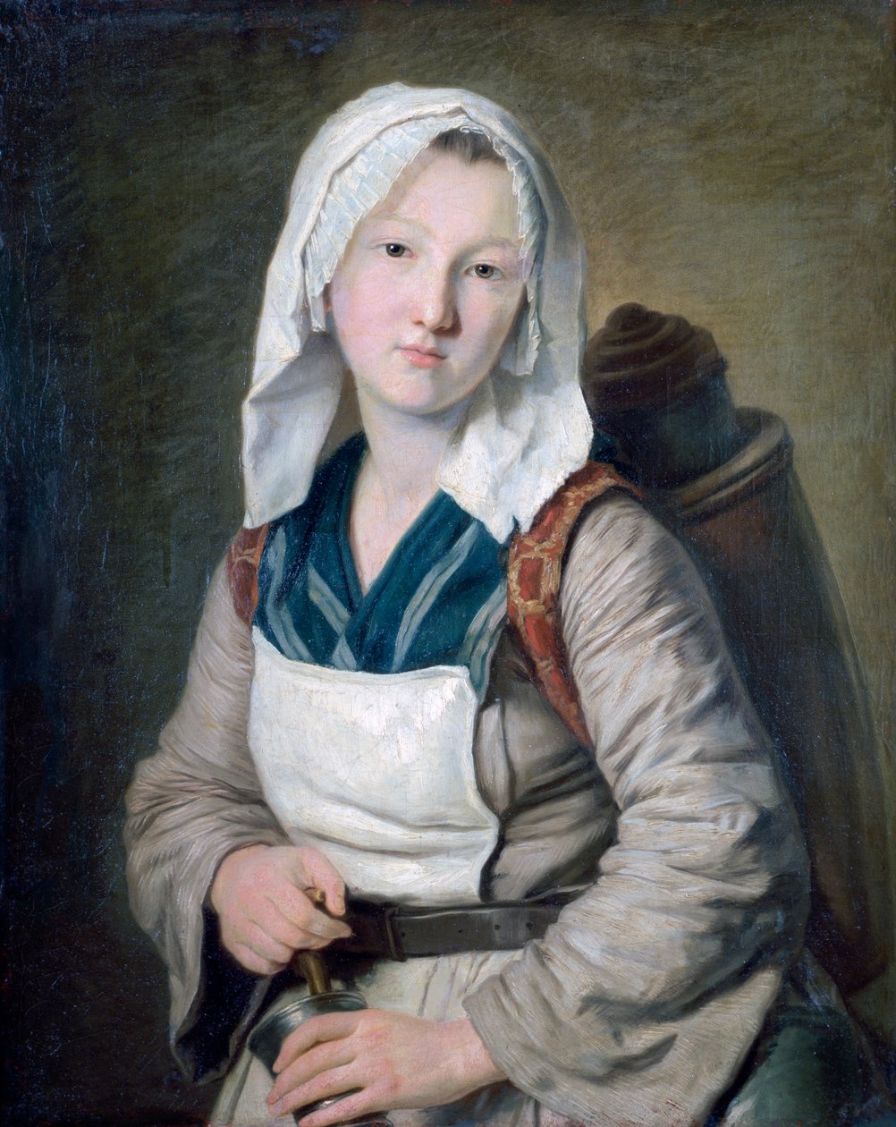 Yrttiteen myyjä, c1725-1778 tekijältä Francoise Duparc