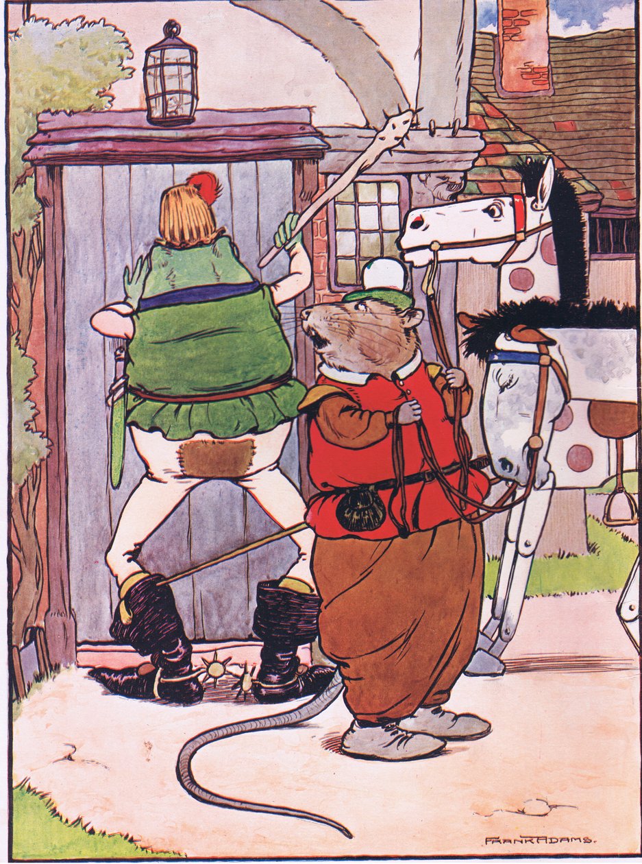 The Gave a Loud Knock, kuvitus Charles H. Bennettin kirjasta 