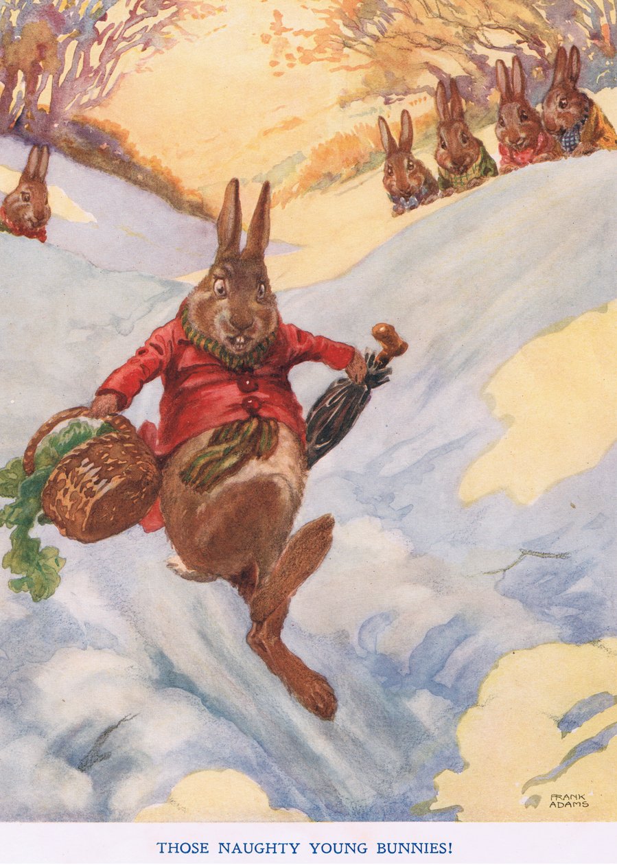 "Those Naughty Young Bunnies!", noin 1930-luku tekijältä Frank Adams