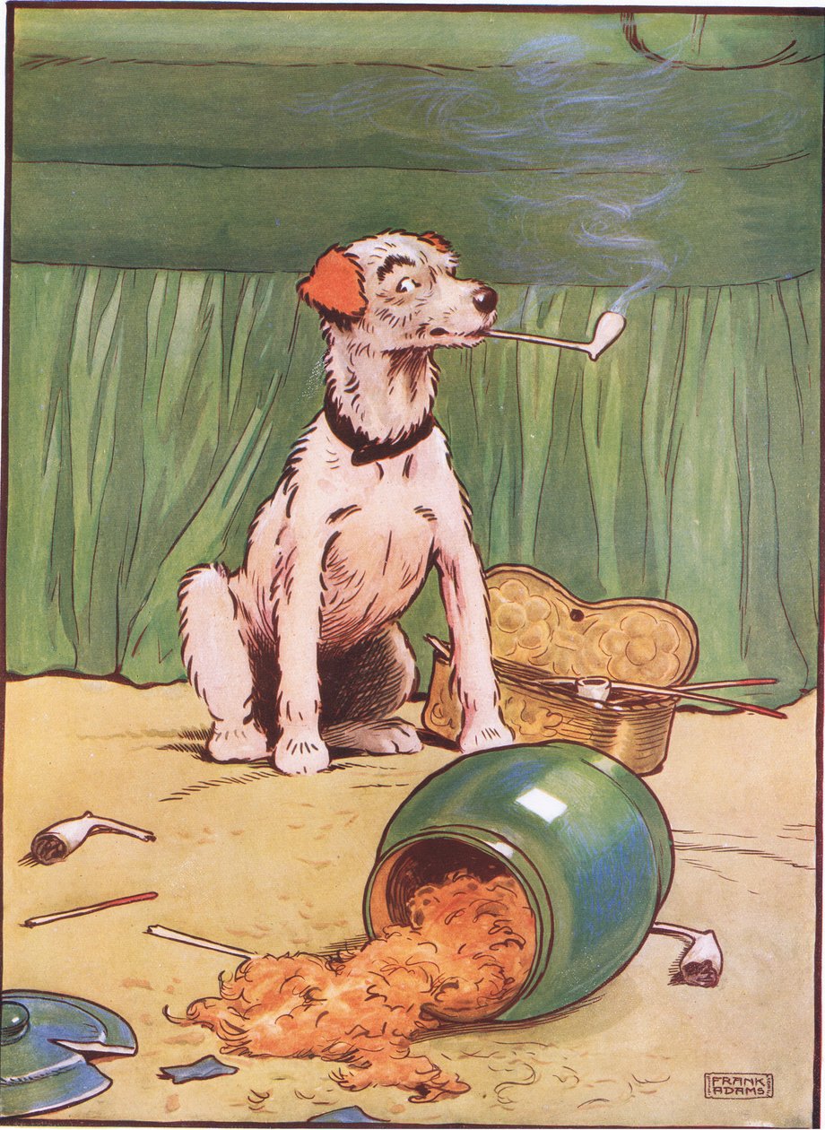 Kun hän tuli takaisin - hän poltti piippua, 1930-luku, - tekijältä Frank Adams