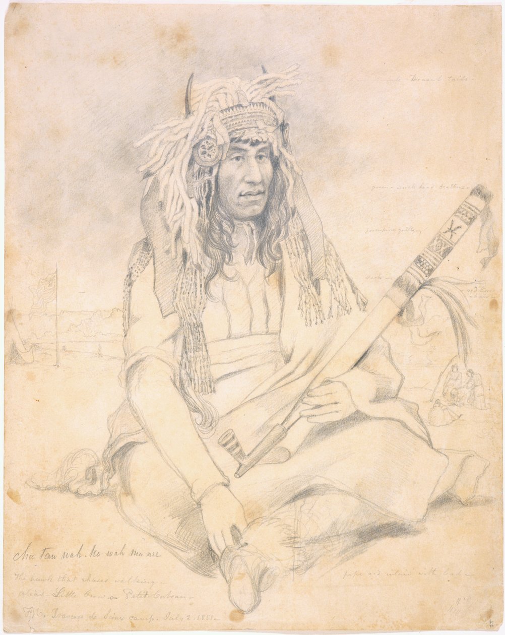 Pikku Varis, 1851 tekijältä Frank Blackwell Mayer