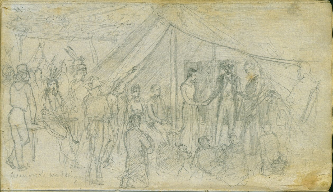Winonan häät 1851 tekijältä Frank Blackwell Mayer