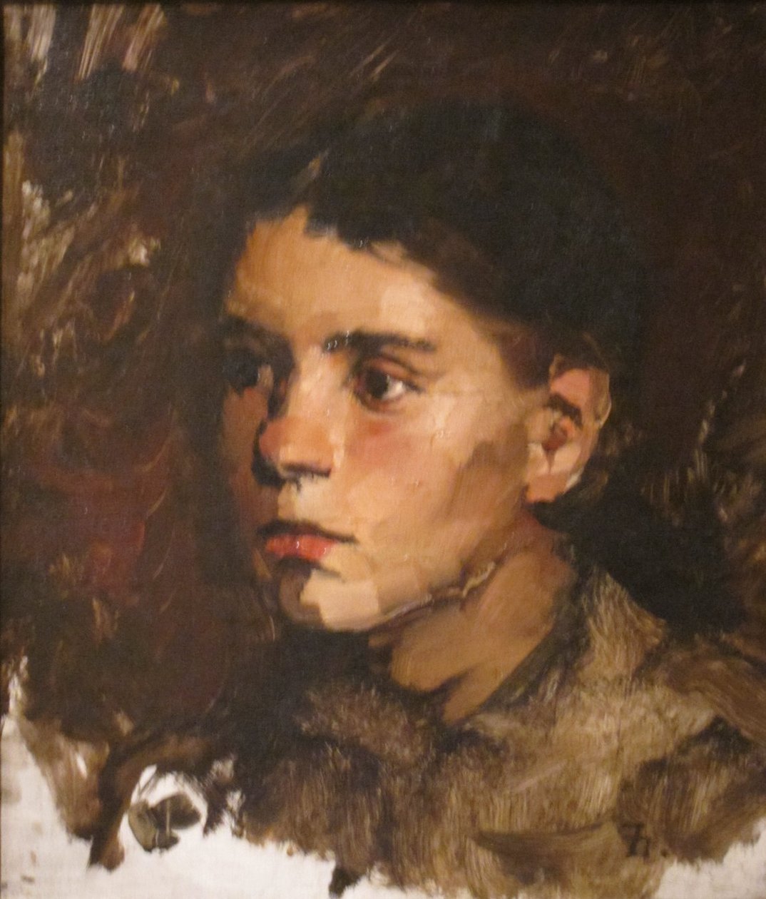 Nuoren tytön pää tekijältä Frank Duveneck