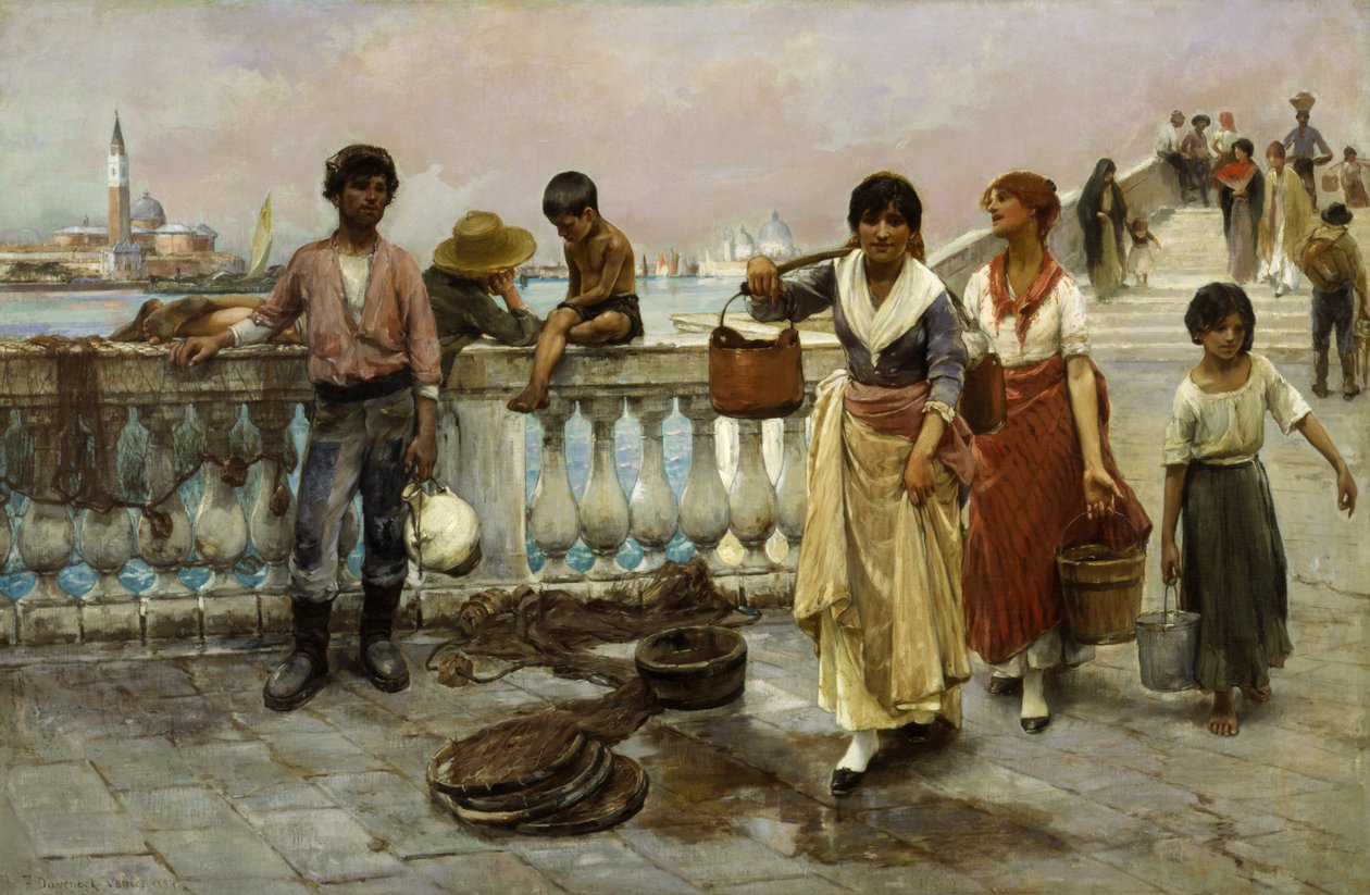 Vesikuljetukset, Venetsia tekijältä Frank Duveneck
