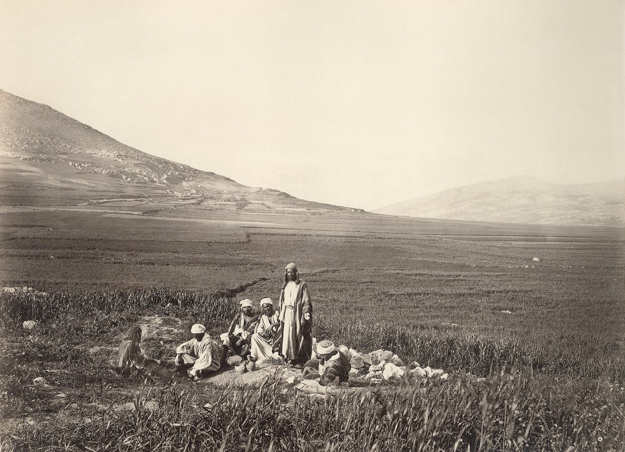 Jaakobin kaivo, lähellä Nablusia, n. 1866-67 tekijältä Frank Mason Good
