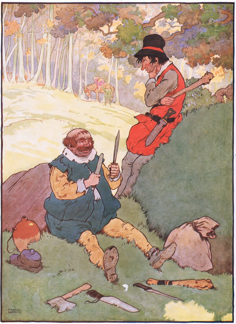 Mutta yksi heistä, kovasydämisempi, vannoi tekevänsä velvollisuutensa , 1930-luku. tekijältä Frank Adams