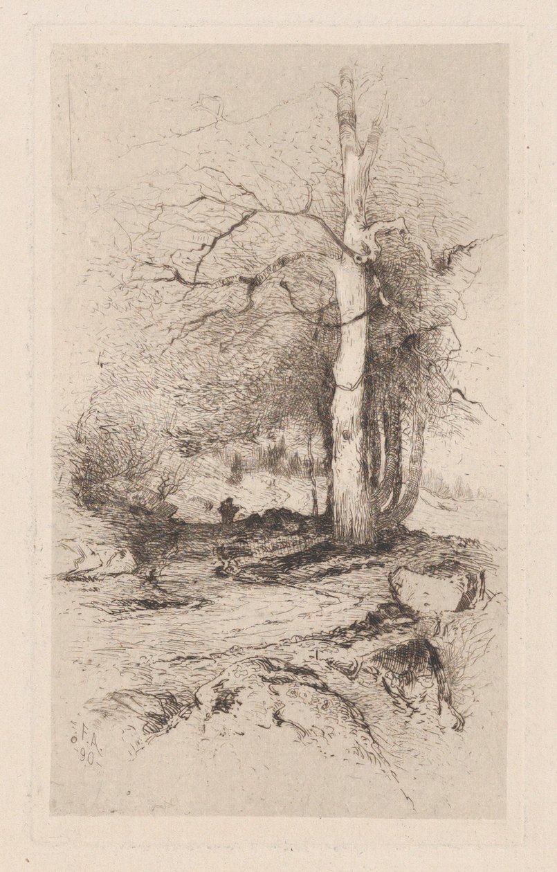 Maisema, 1890. tekijältä Frank Anderson