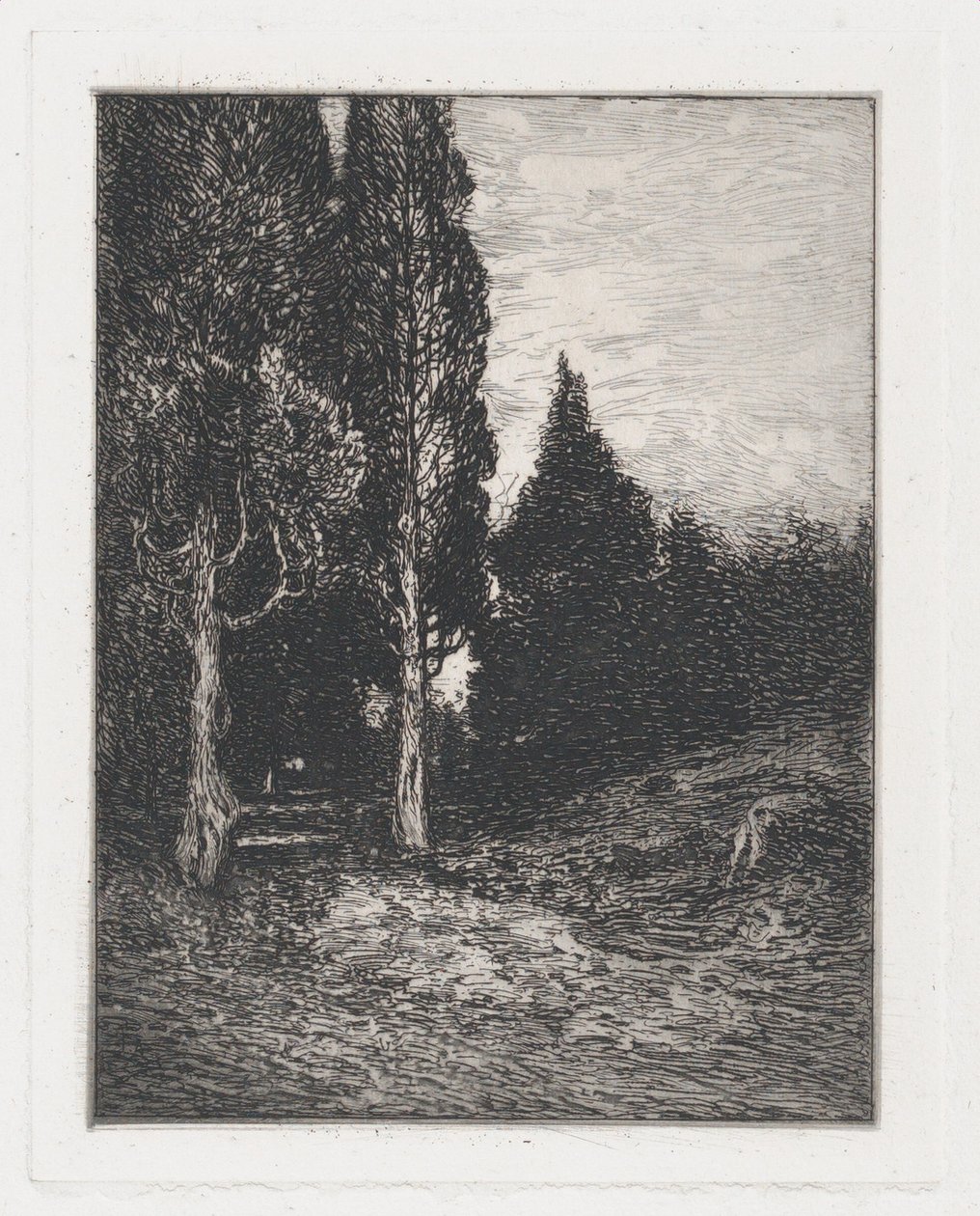 Paisatge, ca. 1880-91. finlandès tekijältä Frank Anderson