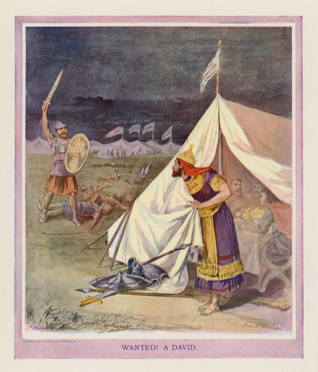 Wanted! A David (värilitra) tekijältä Frank Beard