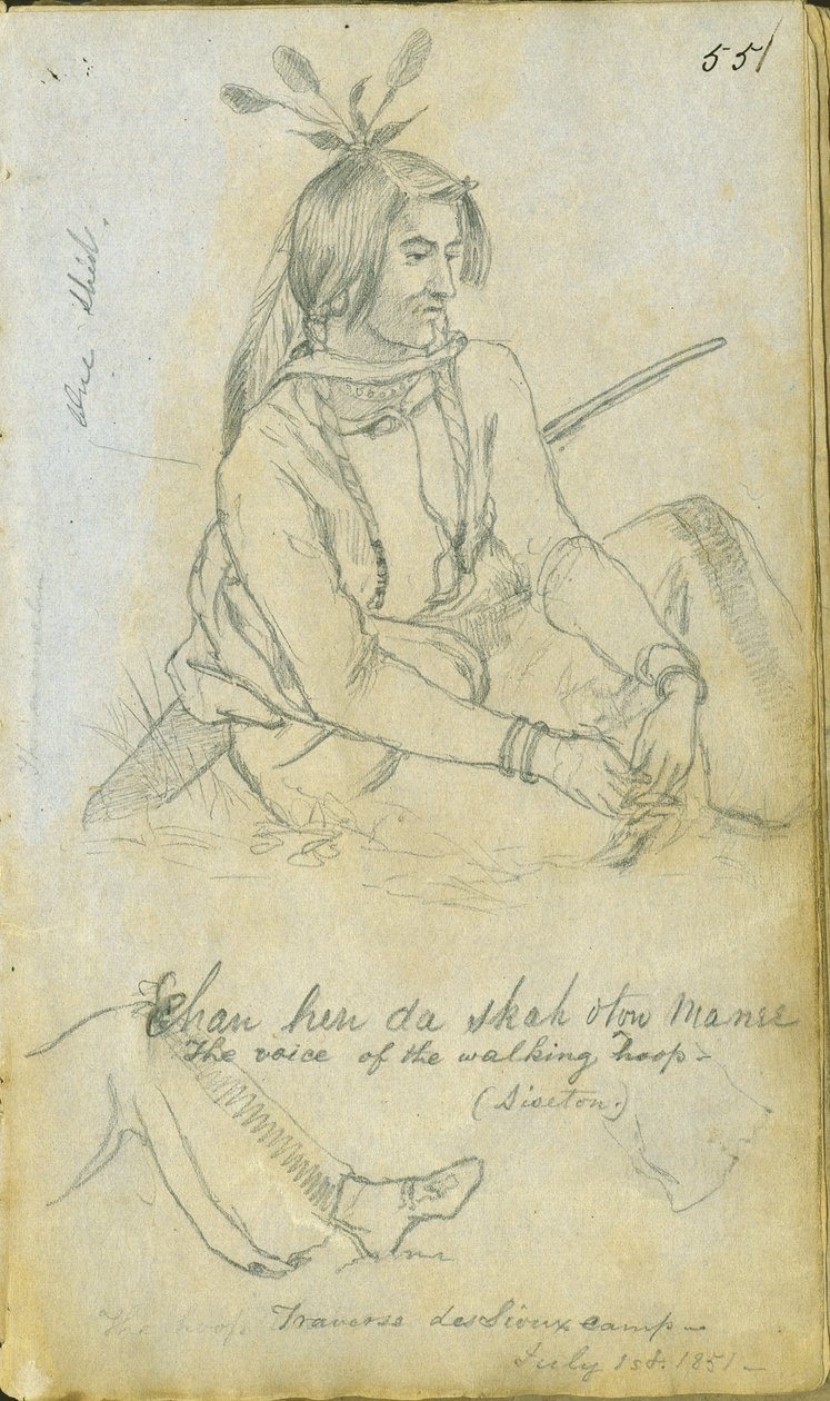Kävelyvanteen ääni, 1. heinäkuuta 1851 tekijältä Frank Blackwell Mayer