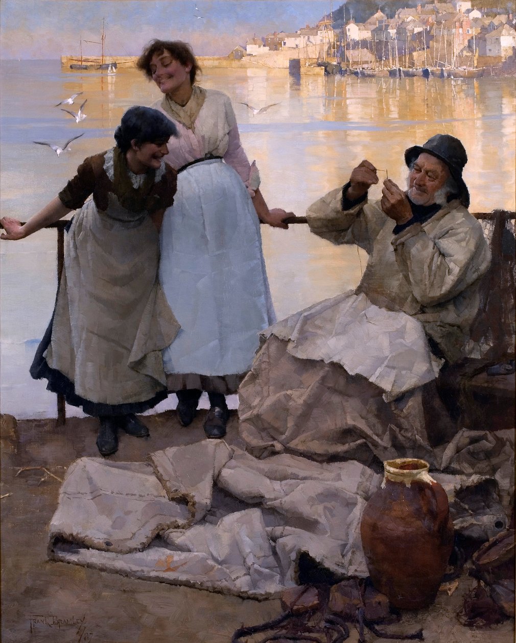 Eyes and No Eyes, 1887 tekijältä Frank Bramley