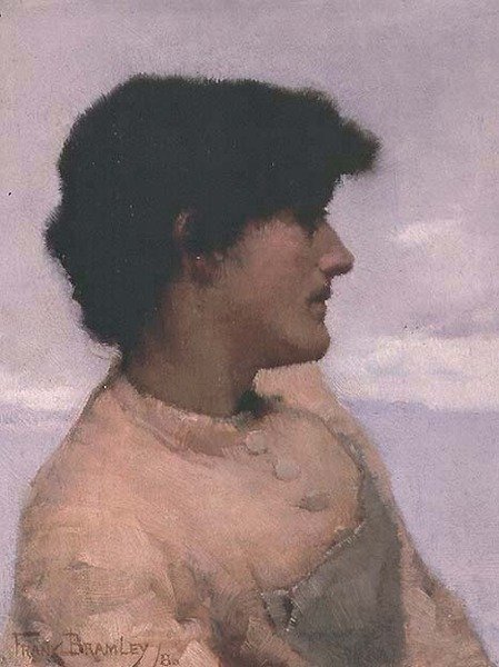 Figuuritutkimus, Newlyn tekijältä Frank Bramley