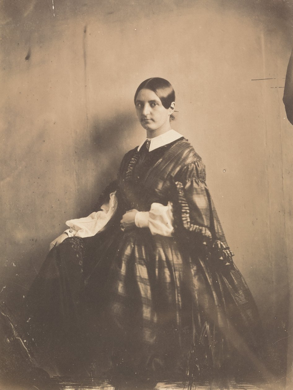 Naisen muotokuva,c. 1850 (kuva) tekijältä Frank Chauvassaigne