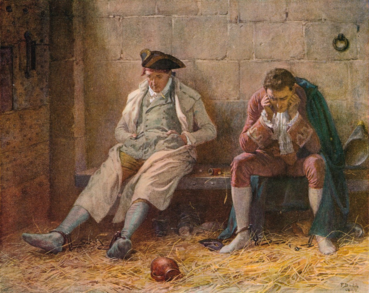 Niiden, jotka uivat synnissä, täytyy vaipua suruun, 1895, 1906. tekijältä Frank Dadd