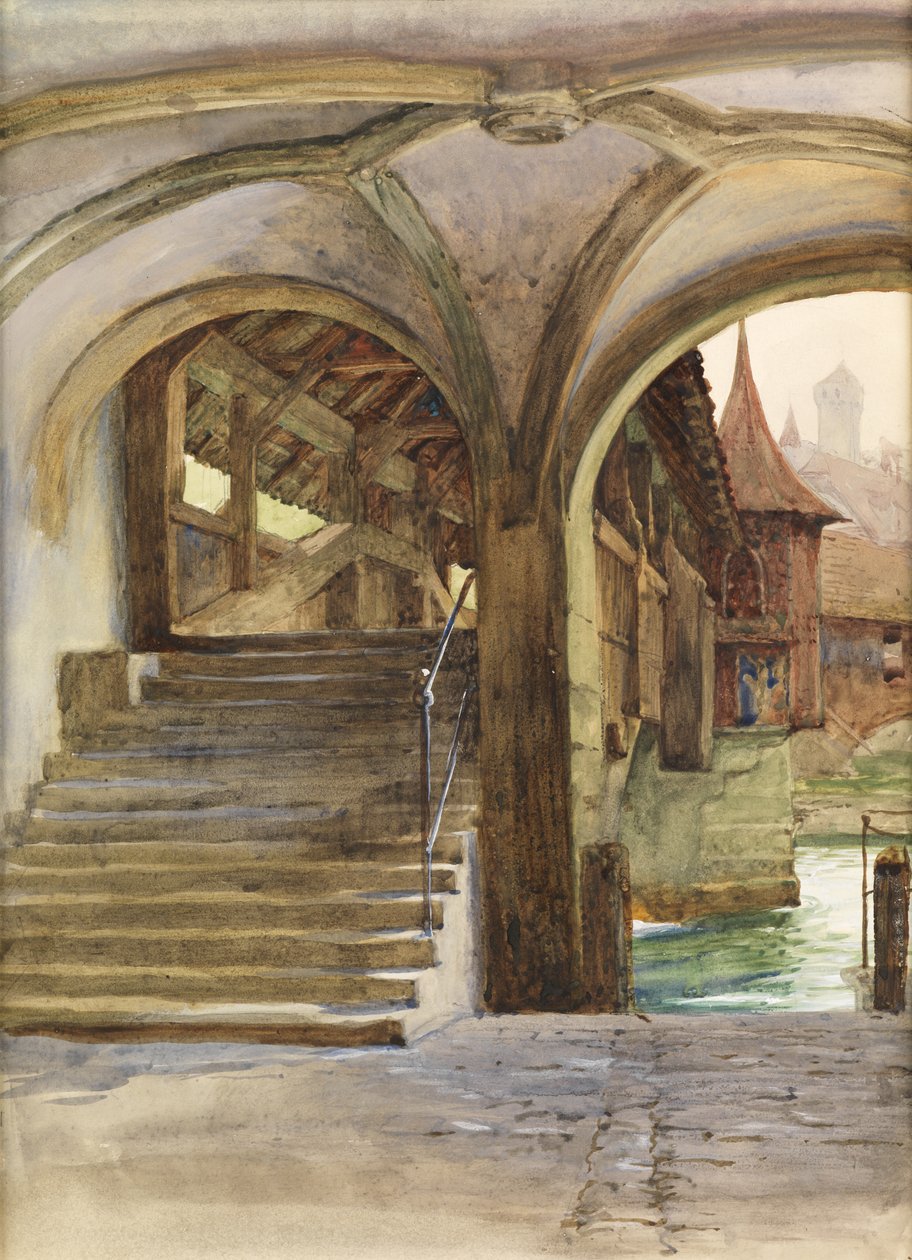 Silta Luzernissa tekijältä Frank Dicksee