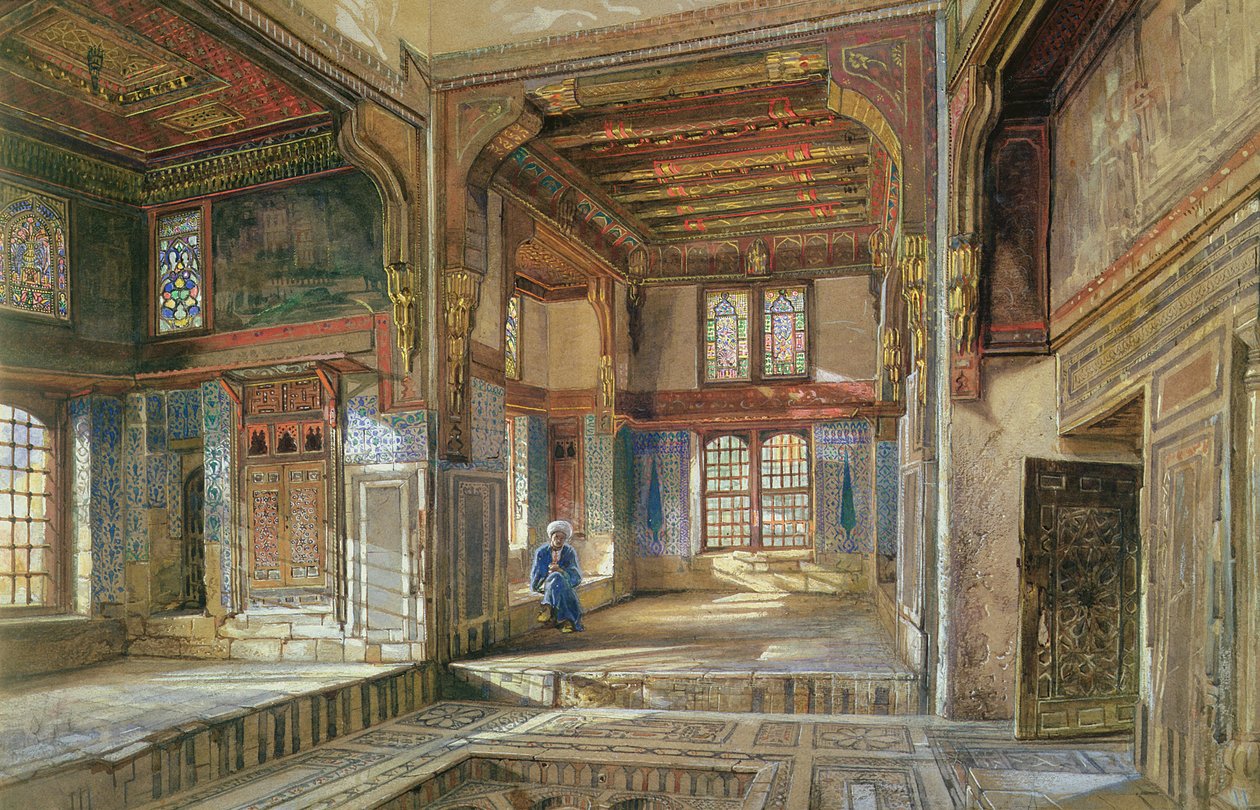 Moufti Sheikh el Mahadin talo, Kairo, 1873 tekijältä Frank Dillon