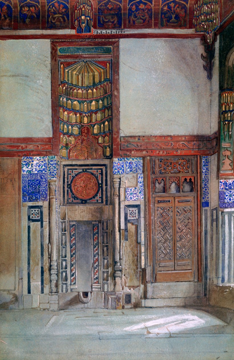 Moufti Sheikh el Mahadin talo, Kairo, 1873 tekijältä Frank Dillon