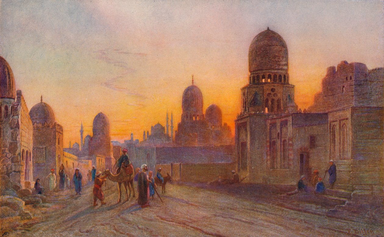 Kalifien haudat, Kairo, 1850-1906, 1906. tekijältä Frank Dillon