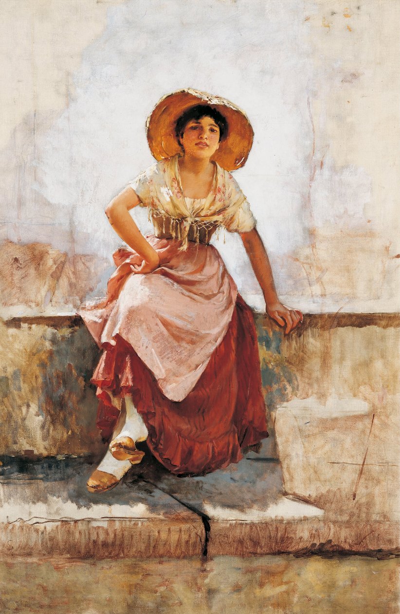 Florentine Kukkatyttö tekijältä Frank Duveneck