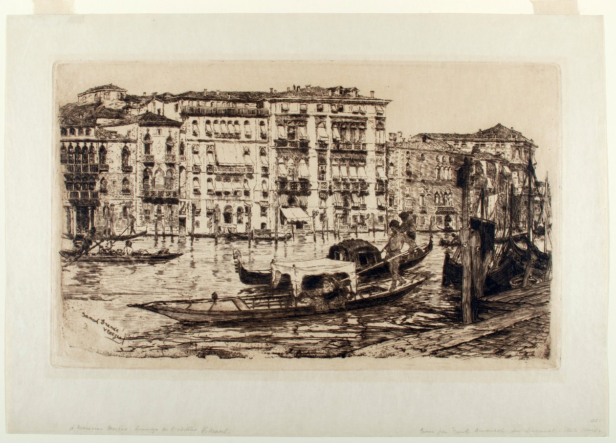 Canal Grande, Venetsia tekijältä Frank Duveneck