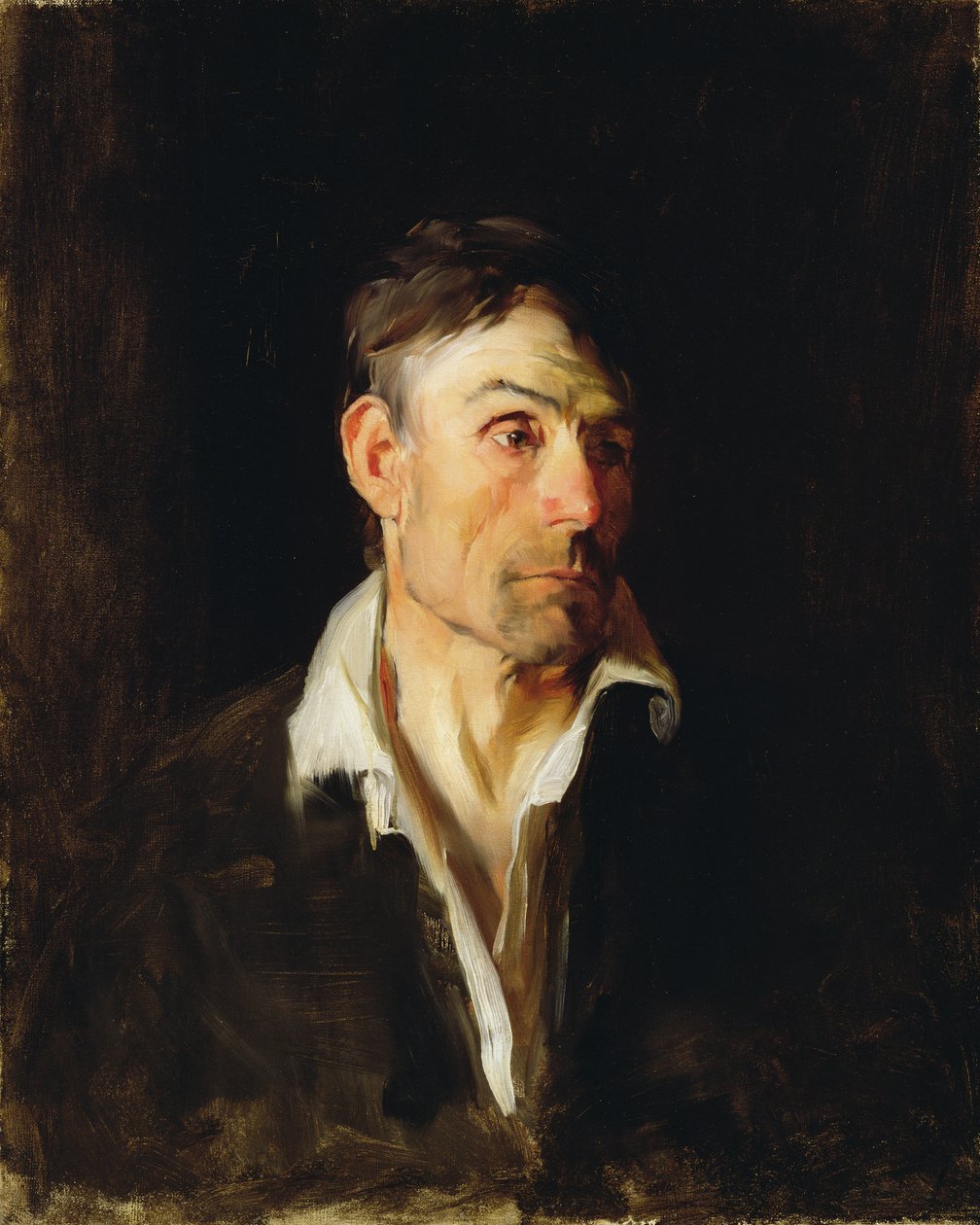 Miehen muotokuva (Richard Creifelds), n. 1876 (öljy kankaalle) tekijältä Frank Duveneck