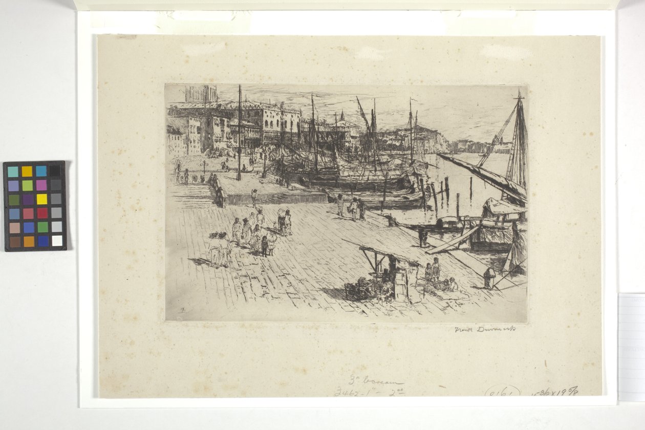 Riva Degli Schiavoni (levy 1) (muste) tekijältä Frank Duveneck