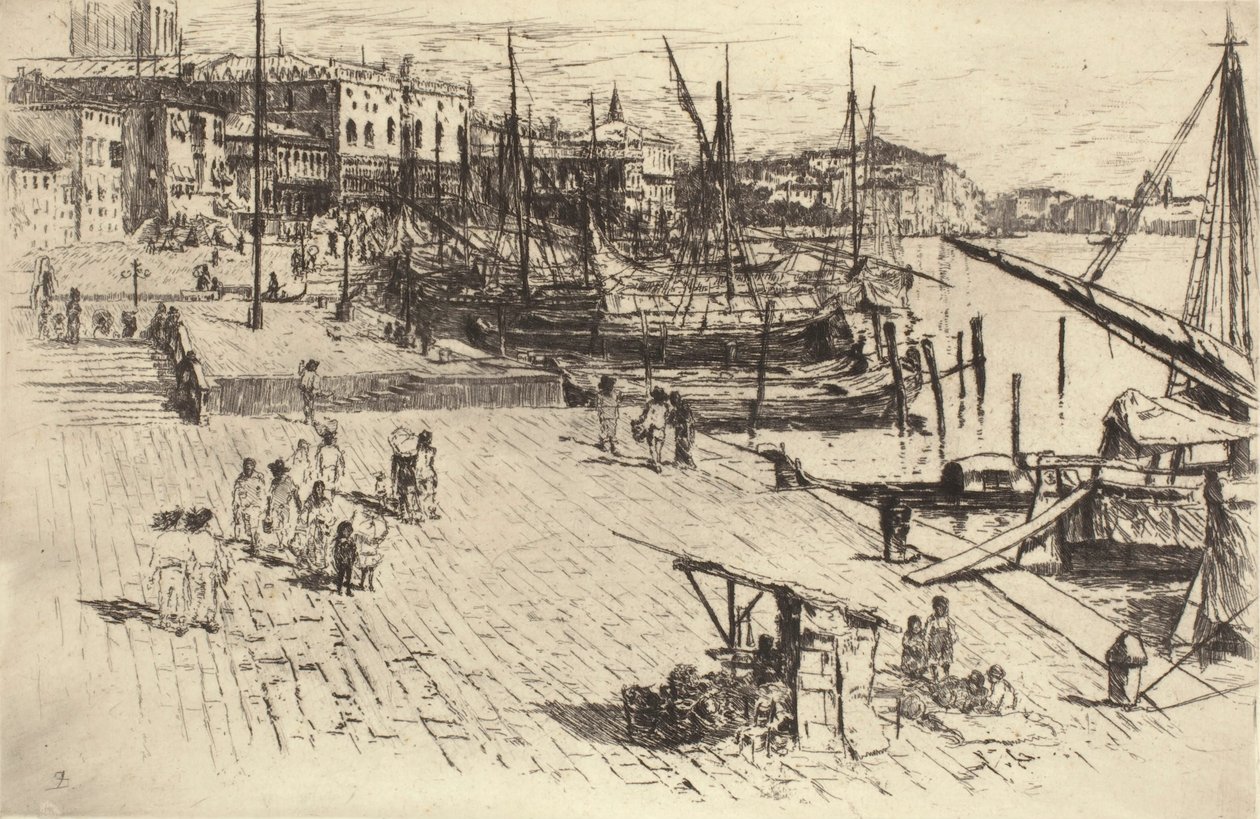 Riva degli Schiavoni (laatta 1) tekijältä Frank Duveneck