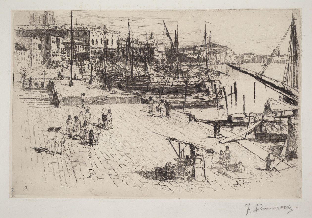 Riva degli Schiavoni, nro 1 tekijältä Frank Duveneck