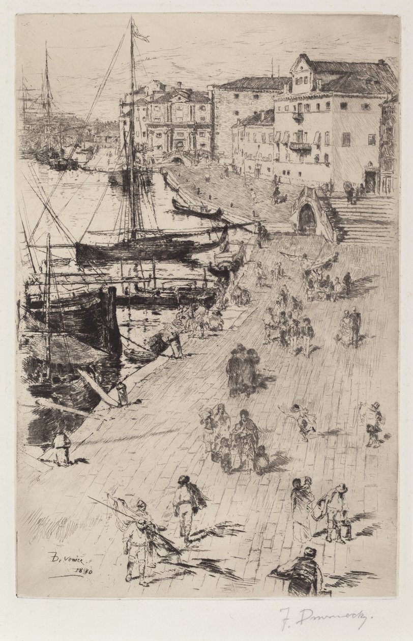 Riva degli Schiavoni, nro 2 tekijältä Frank Duveneck