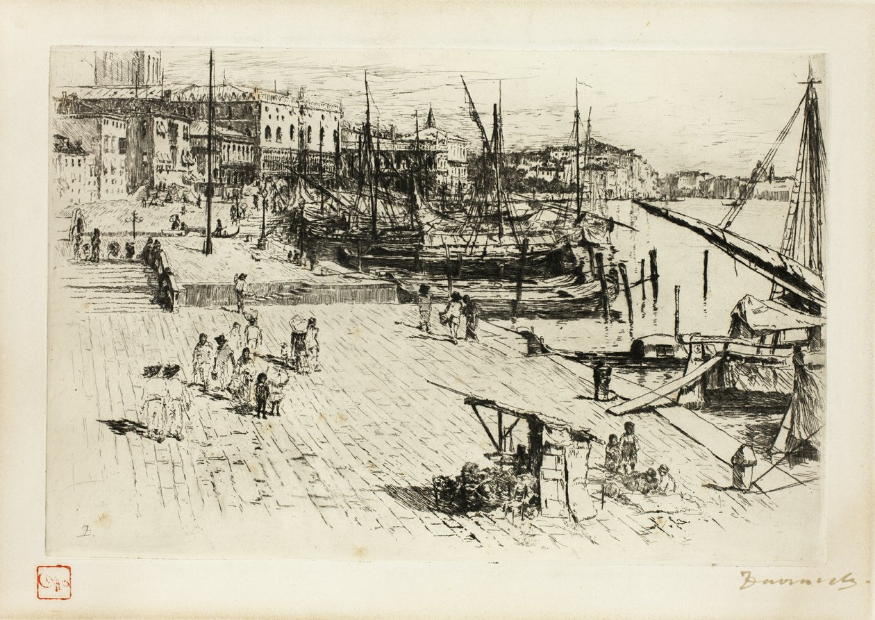 Riva, näkymä Suurherttuan palatsiin tekijältä Frank Duveneck