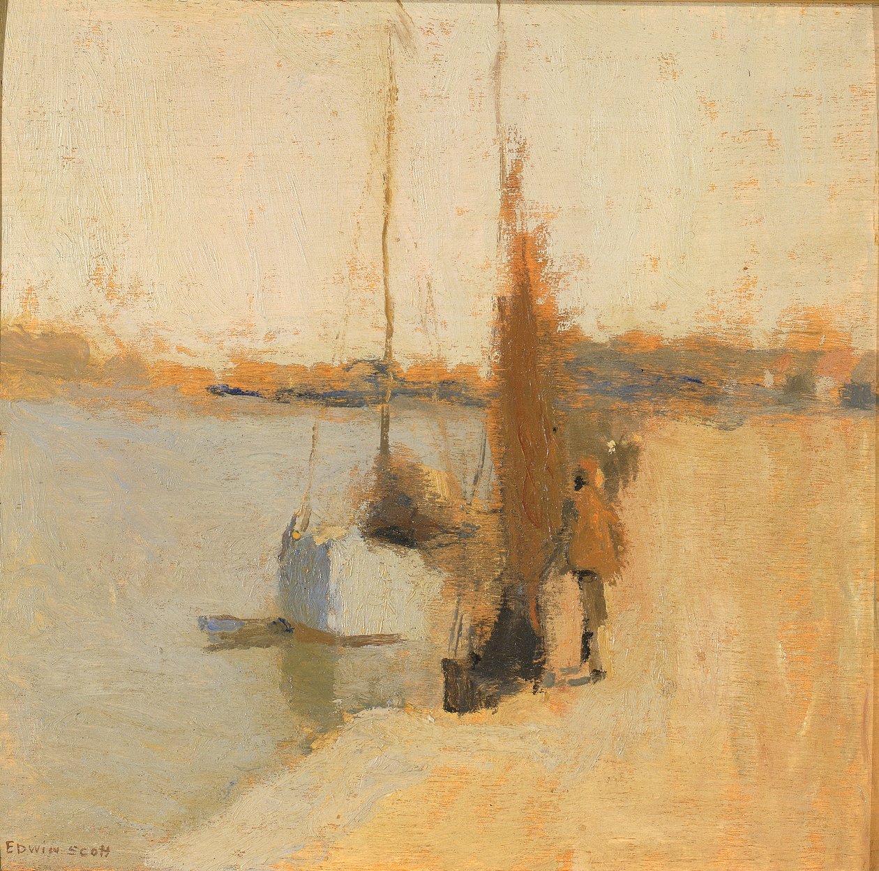 Kalastusvene, n.d. tekijältä Frank Edwin Scott