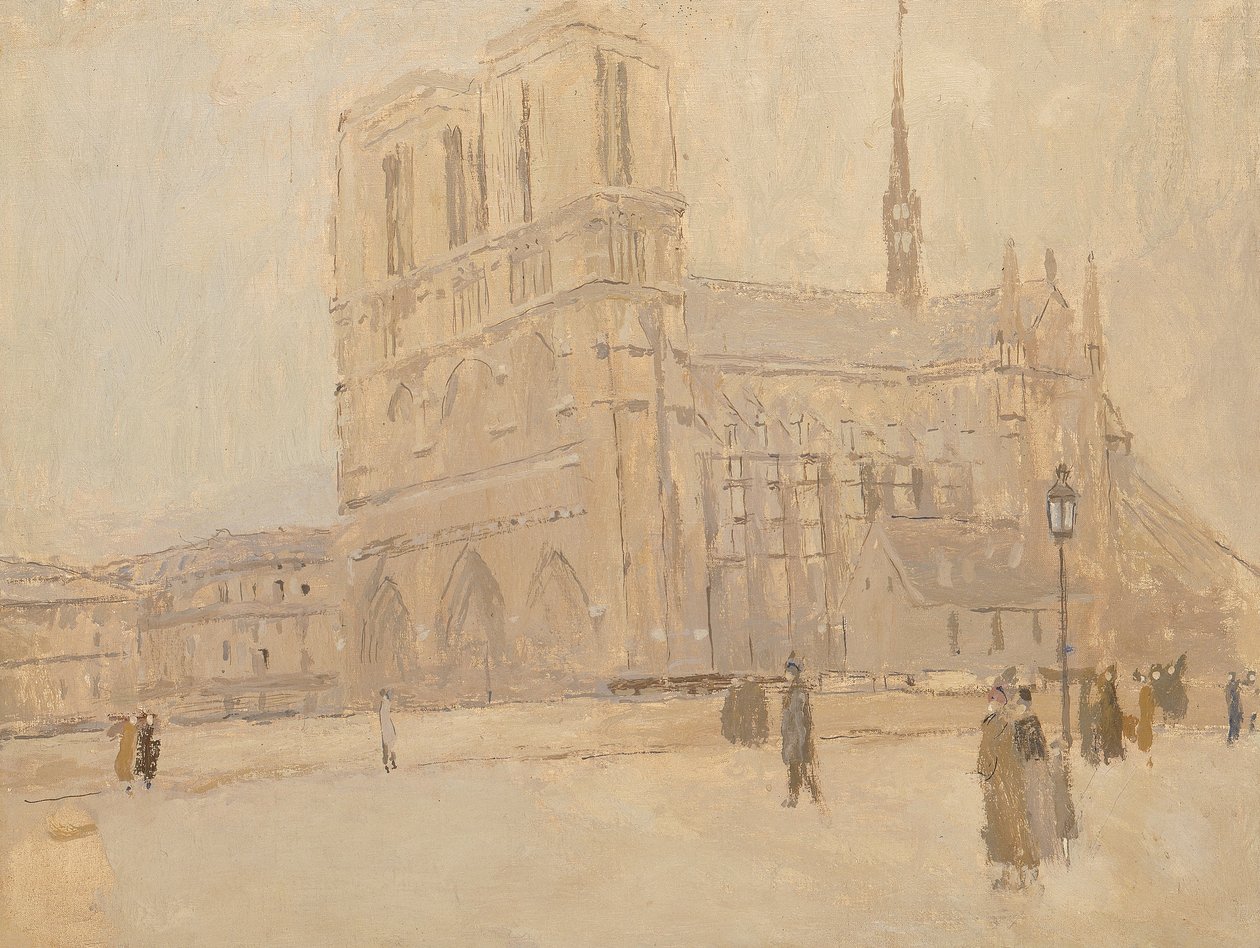 Notre Dame talvella, n.d. tekijältä Frank Edwin Scott