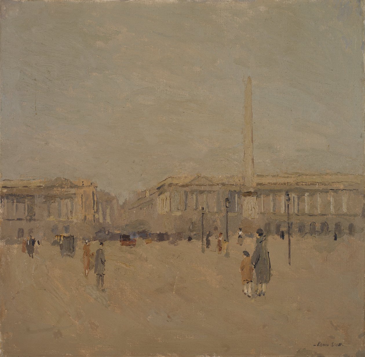 Place de la Concorde no. II, n.d. tekijältä Frank Edwin Scott