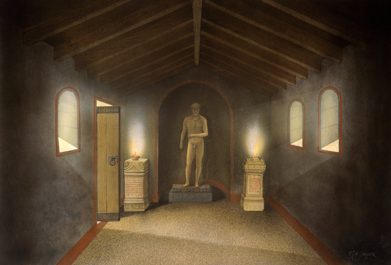 Benwellin roomalainen temppeli, 200-luku, 1990-2010 tekijältä Frank Gardiner