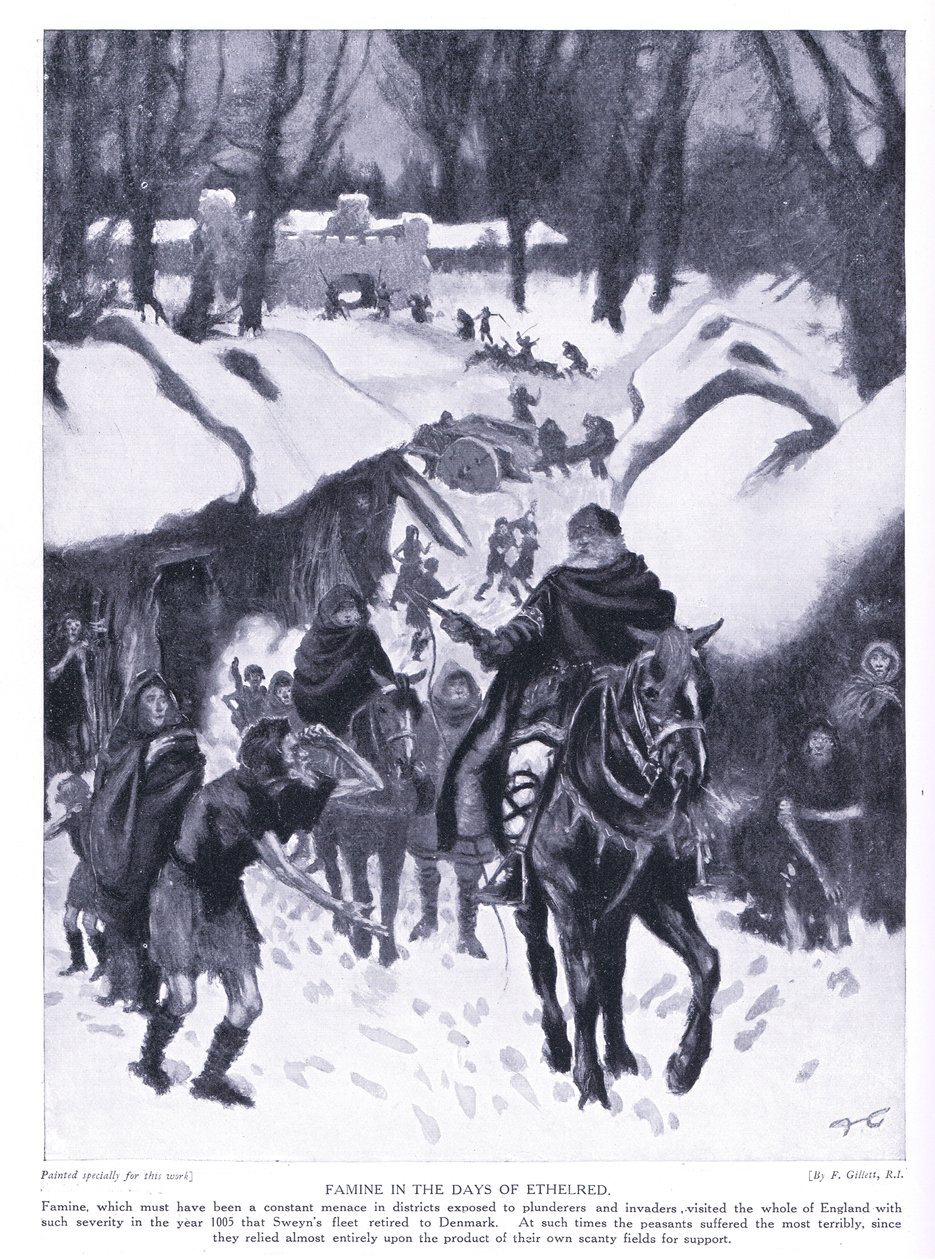 Nälänhätä Ethelredin päivinä 1005 AD, 1920-luku tekijältä Frank Gillett