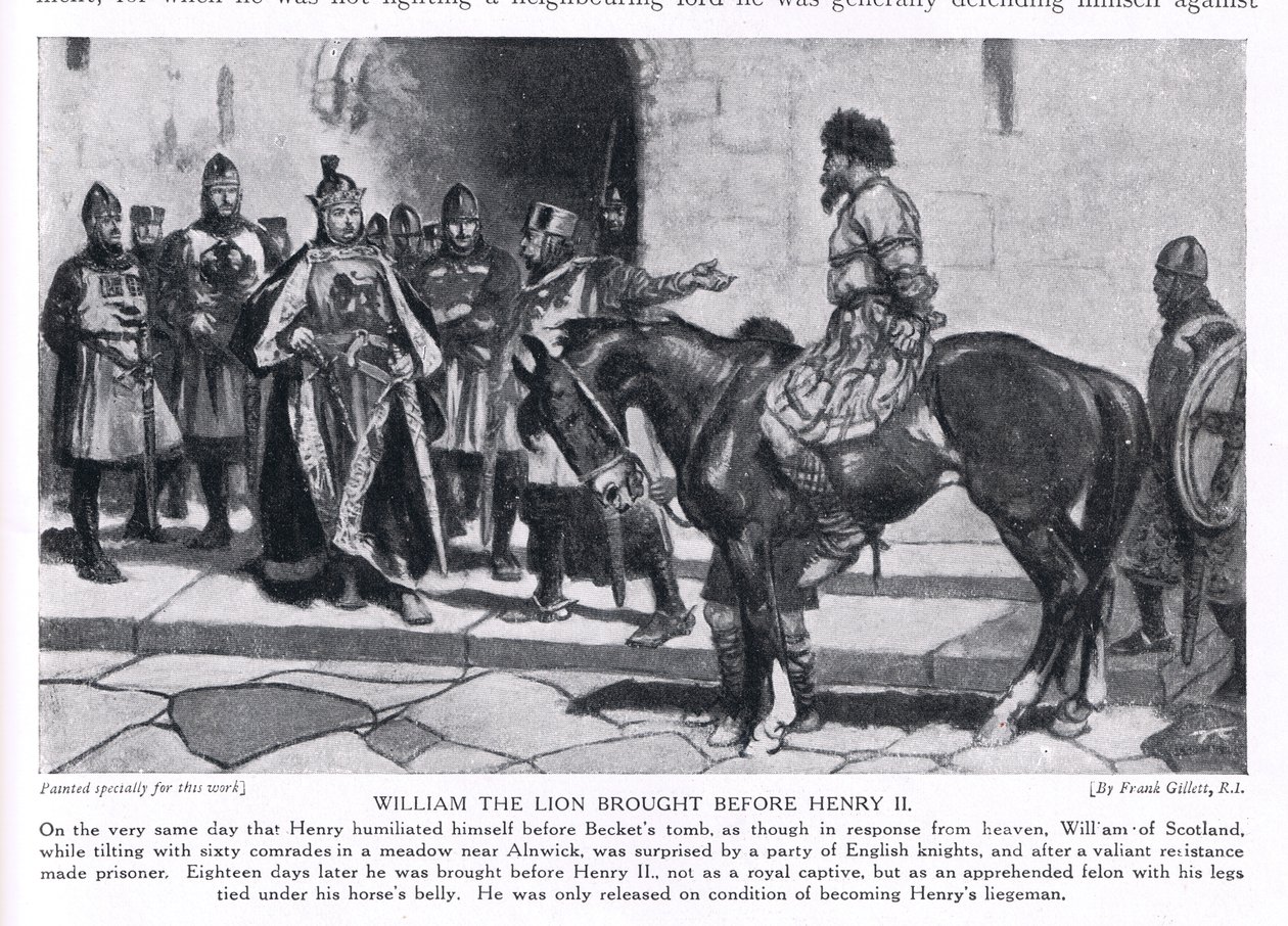 William leijona toi Henry II:n edelle 1920-luvulla tekijältä Frank Gillett