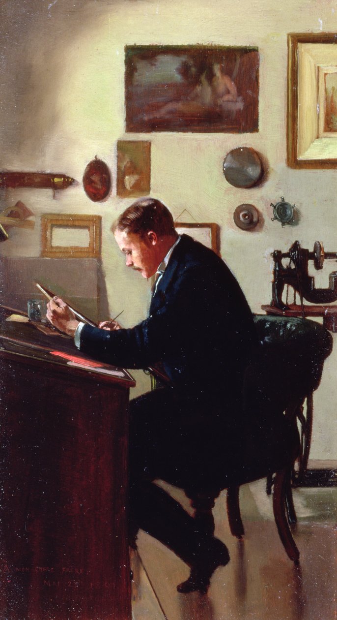 Omakuva, 1891 tekijältä Frank Hobden