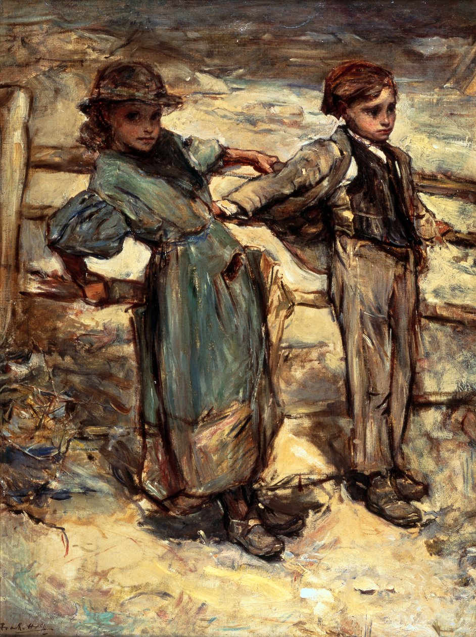 Meren lapset (öljy kankaalle) tekijältä Frank Holl