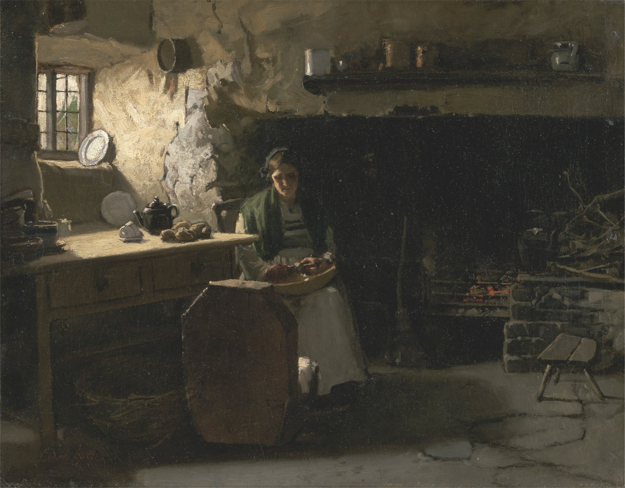 Perunoiden kuoriminen tekijältä Frank Holl