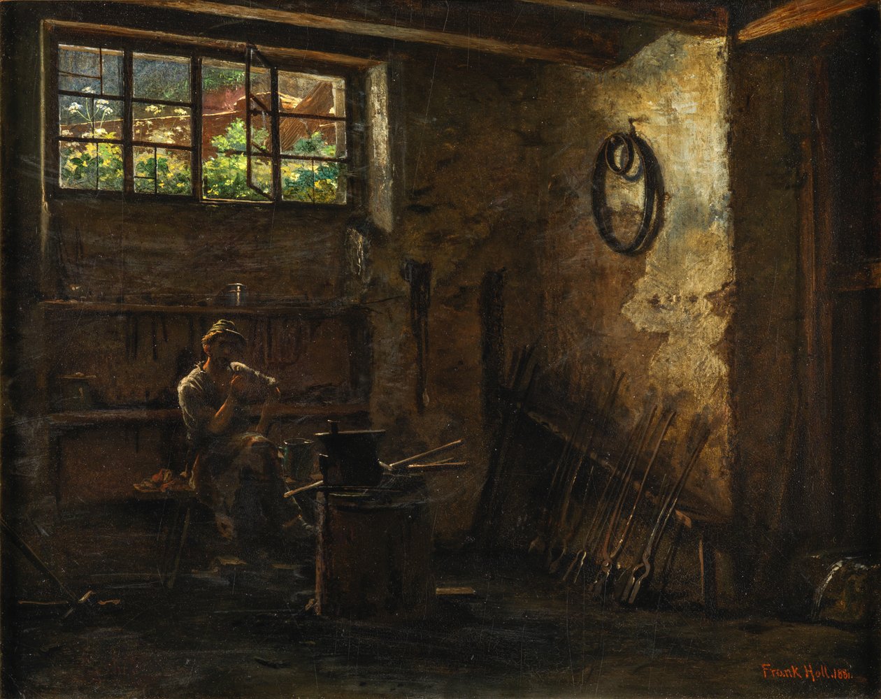 Sepän lepo tekijältä Frank Holl